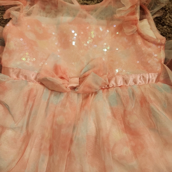 Jona Michelle Girls' Pink Ruffled Dress - Picture 5 of 8